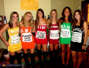 Taco Bell Sauce Packets - Homemade costumes for groups