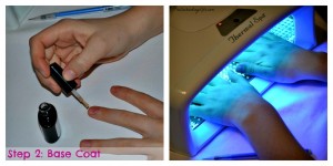 Easy at home 10 Min. DIY Shellac Manicure tutorial on TheEnchantingLife.com