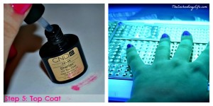 Easy at home 10 Min. DIY Shellac Manicure tutorial on TheEnchantingLife.com