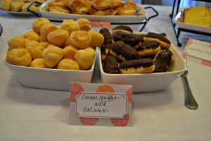 cream puffs and eclairs