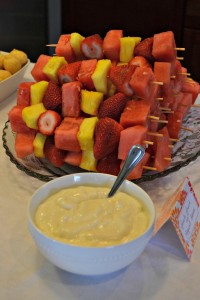 fruit and yogurt dip