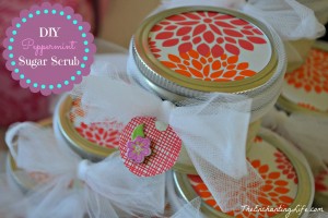 diy peppermint sugar scrub