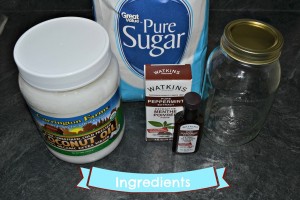 peppermint sugar scrub ingredients