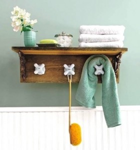 faucet wall hooks - this is adorable!