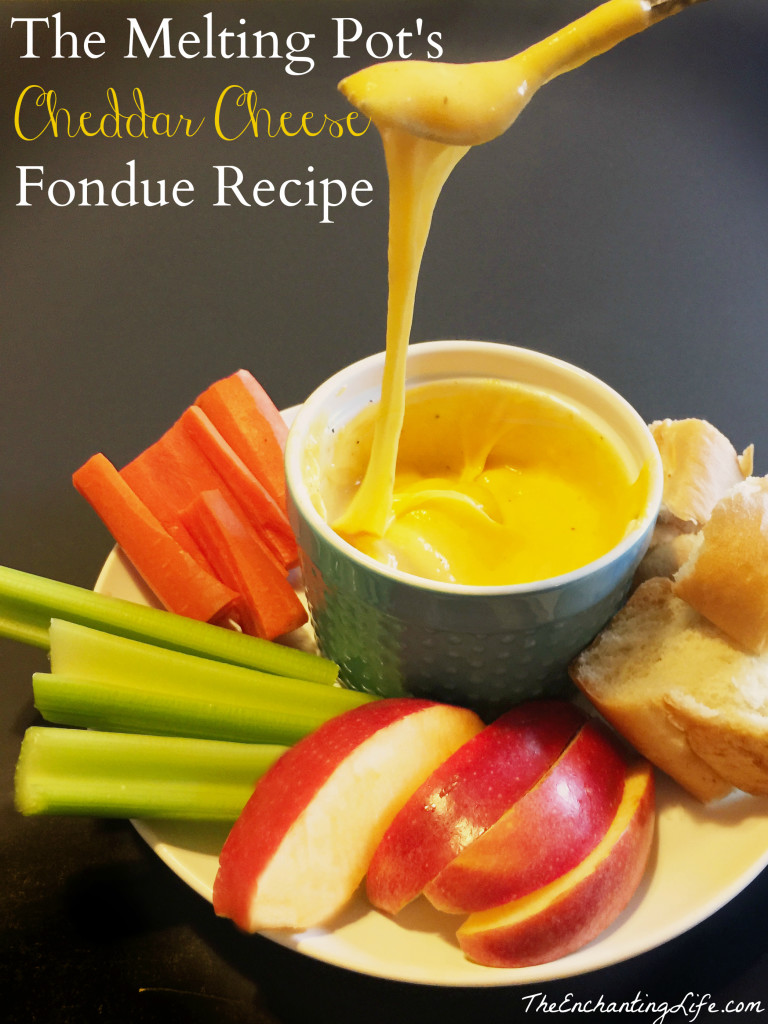 The Melting Pot's Cheddar Cheese Fondue Recipe