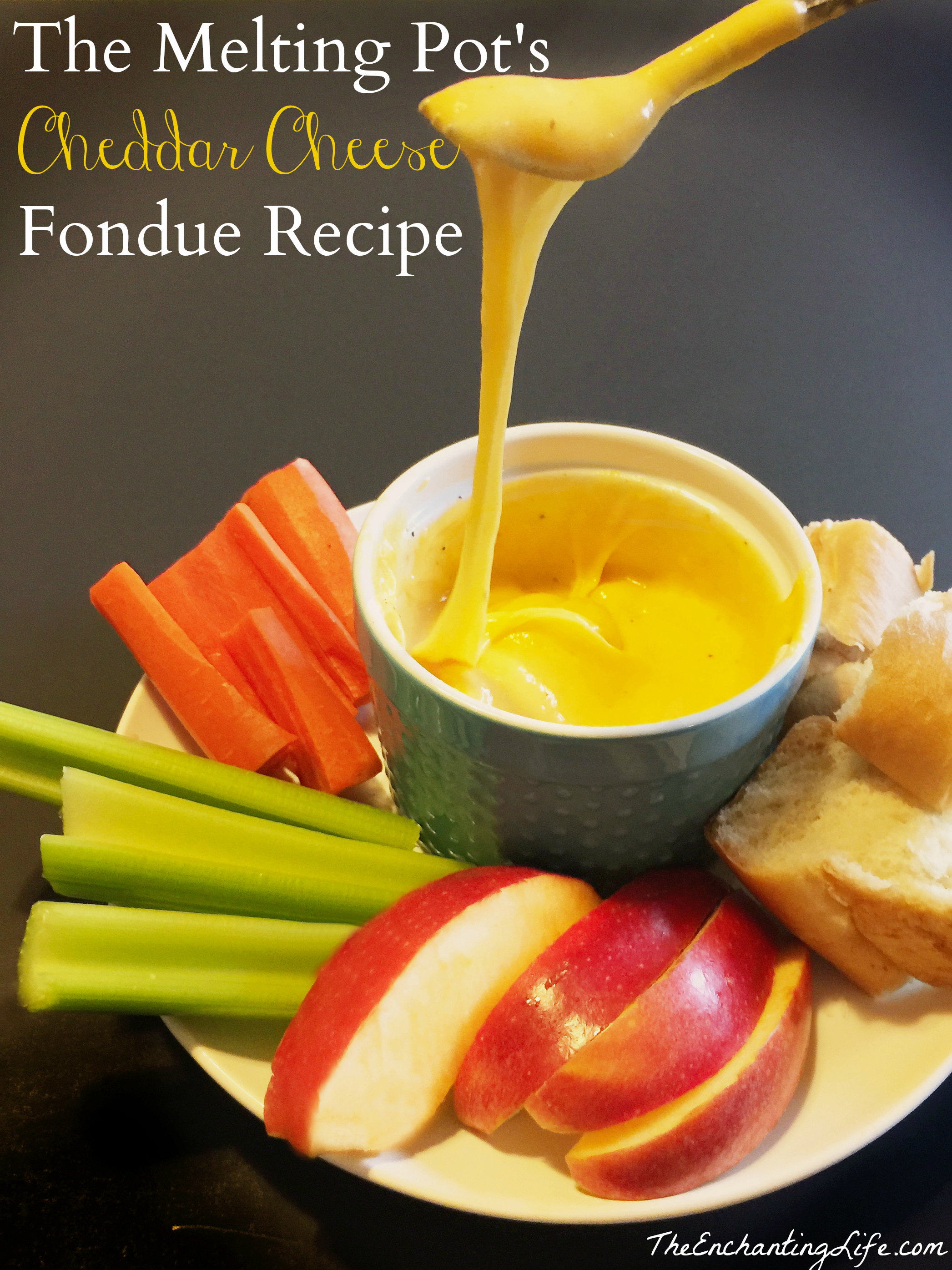The Melting Pot's Cheddar Cheese Fondue Recipe