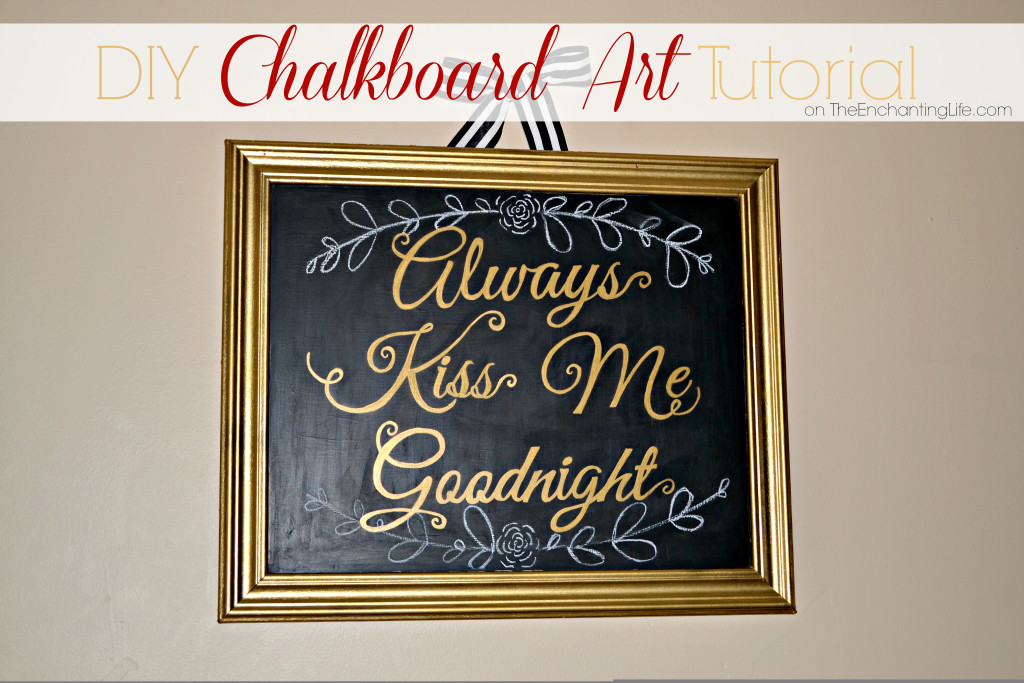 DIY Chalkboard Art