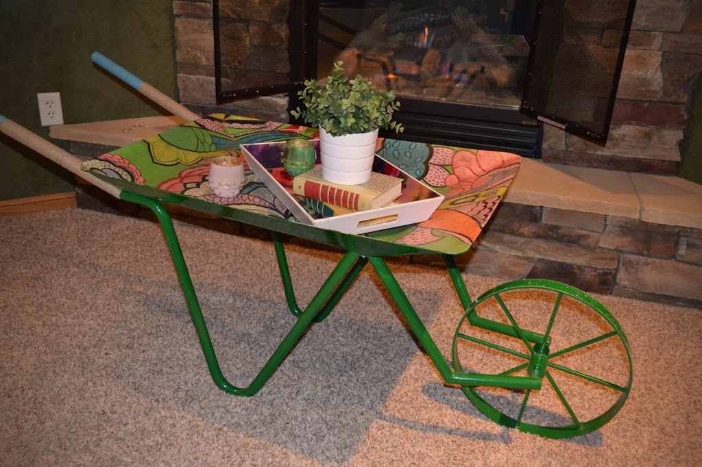 Cute uses for Anthropologie's floral wheelbarrow